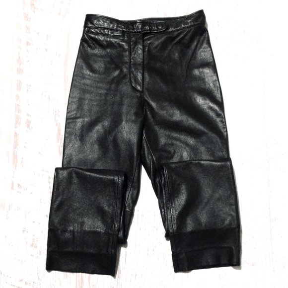 Pre-🖤 Vintage Wilsons Hi-waist Leather Pants - Picture 2 of 8